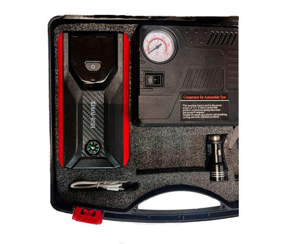 Пусковое устройство + компрессор JEEP Пиковый ток 1800 А